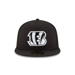 Cincinnati Bengals Black & White 59FIFTY Fitted Hat
