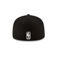 Los Angeles Lakers Black & White 59FIFTY Fitted Hat