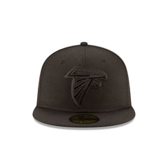 Atlanta Falcons Black On Black 59FIFTY Fitted Hat