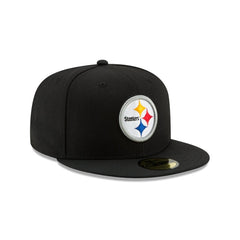 Pittsburgh Steelers Black 59FIFTY Fitted Hat