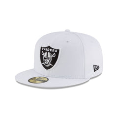 Las Vegas Raiders White 59FIFTY Fitted Hat