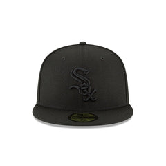 Chicago White Sox Blackout Basic 59FIFTY Fitted Hat