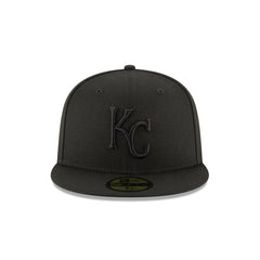 Kansas City Royals Blackout Basic 59FIFTY Fitted Hat