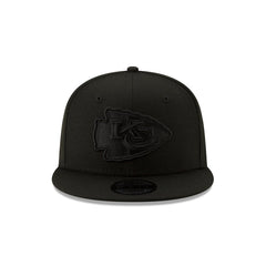 Kansas City Chiefs Basic Black On Black 9FIFTY Snapback Hat