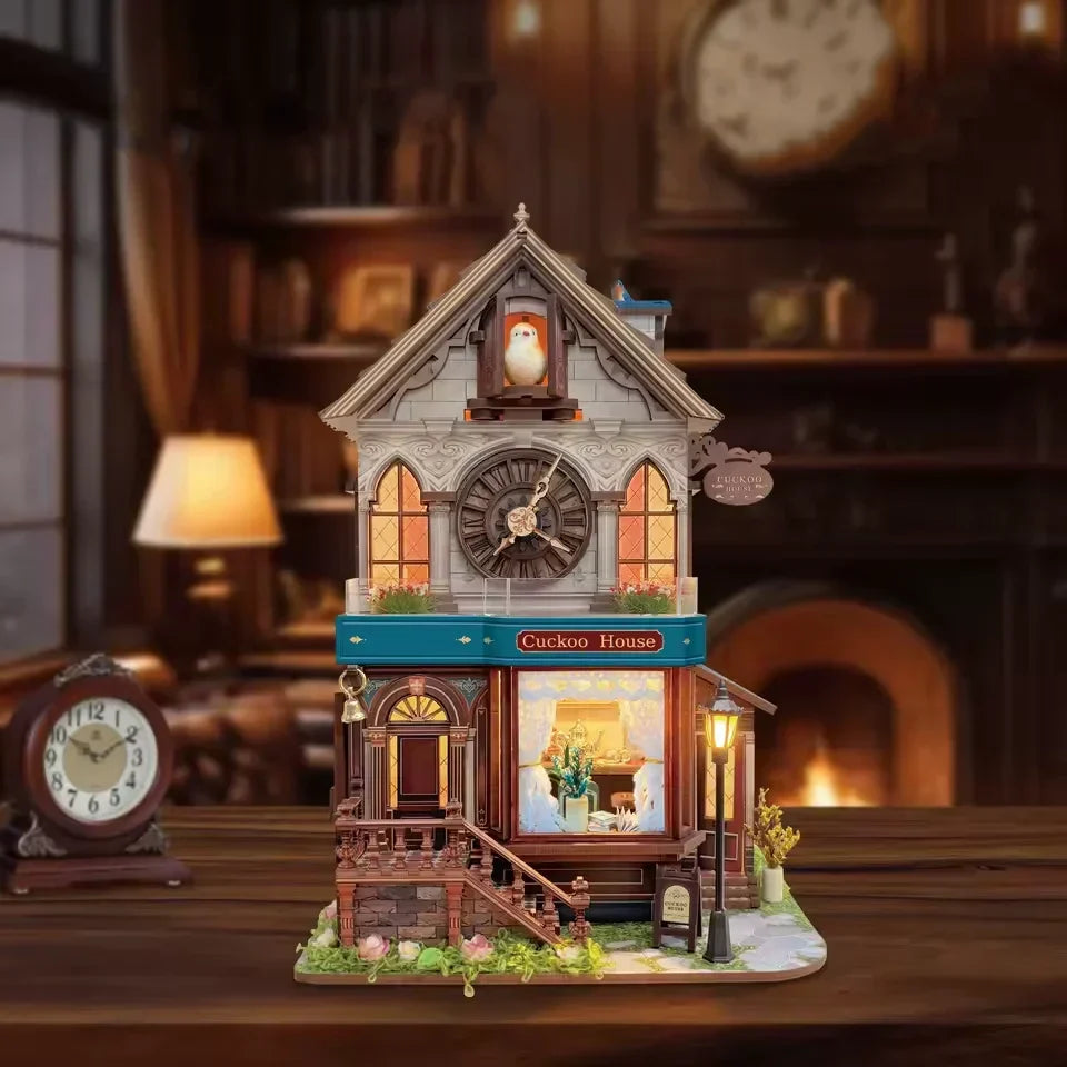 Cuckoo Cottage – DIY Cuckoo House 3D Wooden Puzzle
