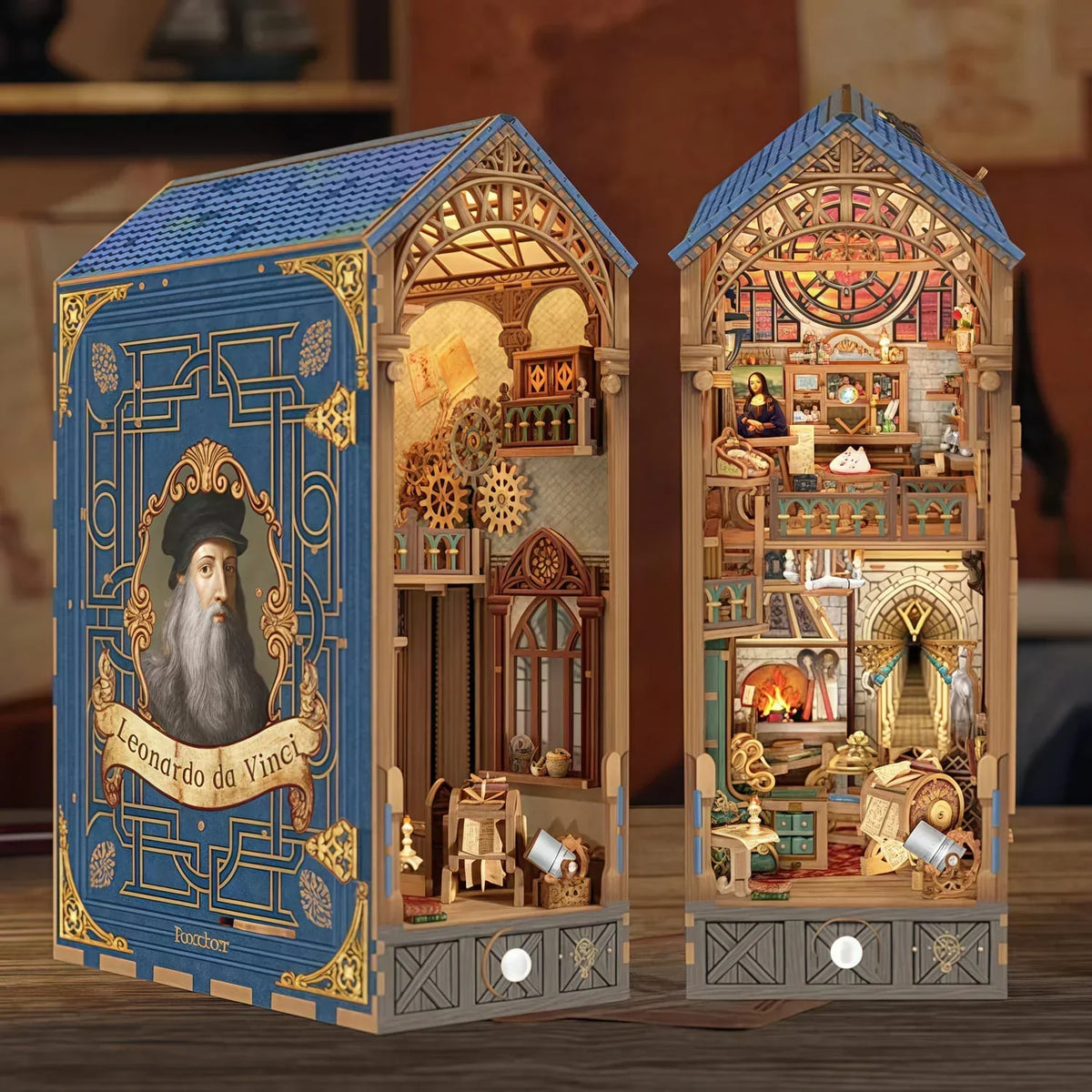 Leonardo da Vinci Book Nook – DIY Book Nook Kit