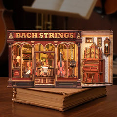 Miniature Haus Bach Strings - DIY Book Nook Kit