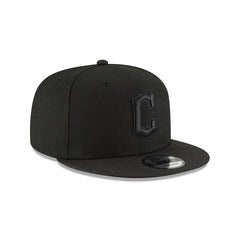 Cleveland Guardians Blackout Basic 9FIFTY Snapback Hat